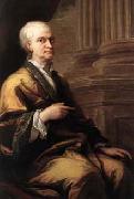 THORNHILL, Sir James Portrait of Sir Isaac Newton oil painting artist